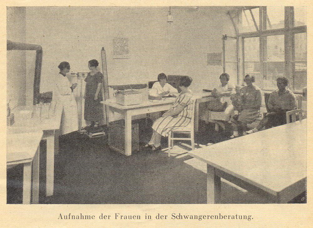 Schwangerenberatung des Settlement (ca. 1929)