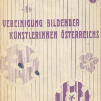 Katalog der dritten Ausstellung der Vereinigung bildender Künstlerinnen Österreich