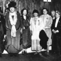 Generalversammlung des International Council of Women 1930 in Wien mit F. Plaminkova (5. v. re.)
