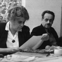 Marianne und Oscar Pollak am SPÖ-Parteitag (1949)